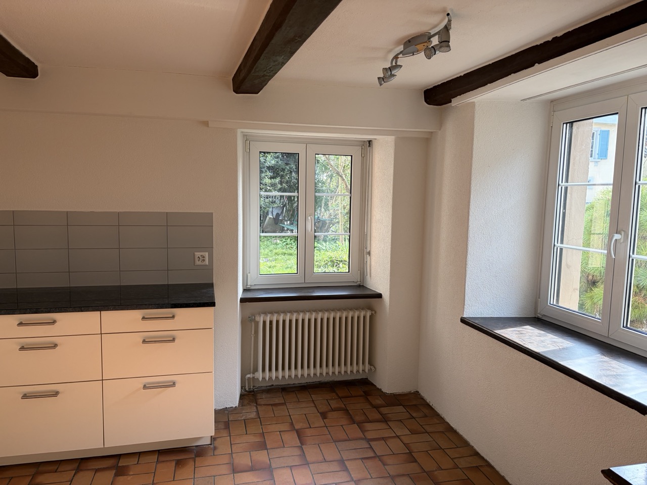 Küche Gartenblick